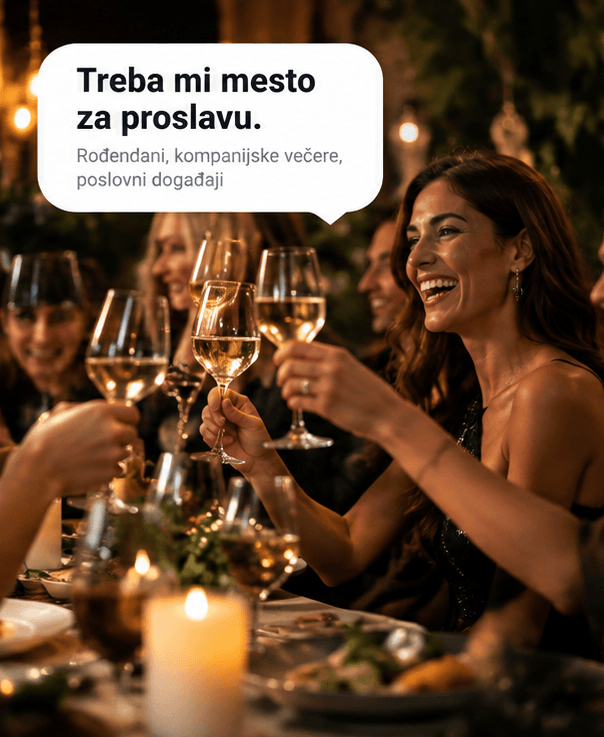 Google Ads promocija restorana za proslave i događaje