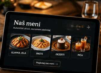 Online meni za sajt restorana